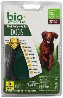 Adams Bio Spot Active Care Flea & Tick Spot On Large Dog 3Month W-Applicator For Sale