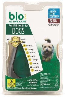 Adams Bio Spot Active Care Flea & Tick Spot On Small Dog 3Month W-Applicator Fashion