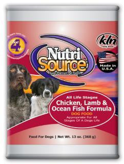 TUFFY S NutriSource Dog Chicken-Lamb-Fish Can 12-13OZ Fashion