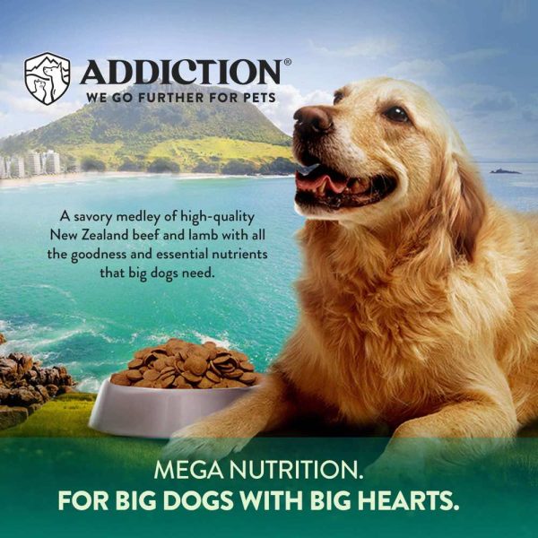 30% OFF: Addiction Mega Grain Free Dry Dog Food 44lb (20kg) on Sale