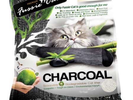 Fussie Cat Natural Charcoal Paper Cat Litter 7L For Discount