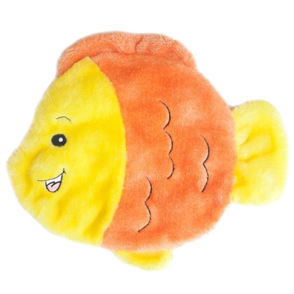 ZippyPaws Squeakie Flattiez Goldie the Goldfish Dog Toy For Cheap