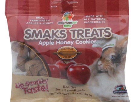 American Pet Diner Smaks Treats Apple Honey Cookies For Small Animals 1.75oz Supply