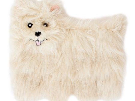 ZippyPaws Squeakie Pup Pomeranian Dog Toy Cheap