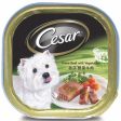 Cesar Prime Beef With Vegetables Pate Tray Dog Food 100g Online now