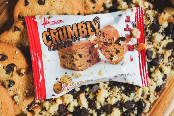 Crumbly Protein Bar Box of 12 - Chocolate Chip For Discount