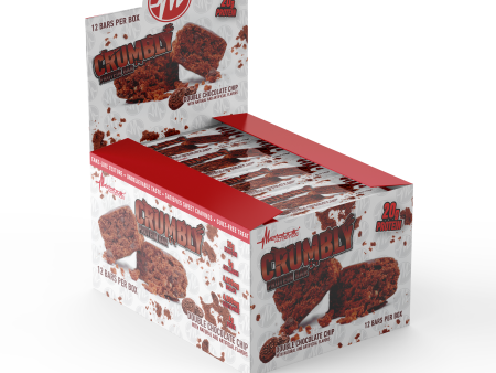 Crumbly Protein Bar Box of 12 - Double Chocolate Online Sale