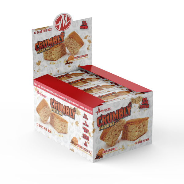 Crumbly Protein Bar Box of 12 - Snickerdoodle Fashion